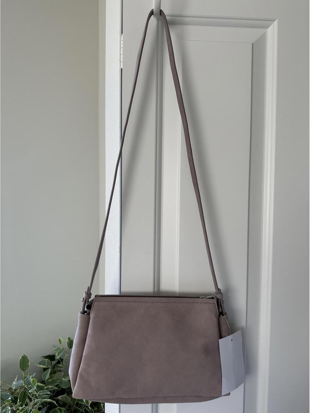 COS Tome Mini Crossbody Bag NWT Lilac Suede